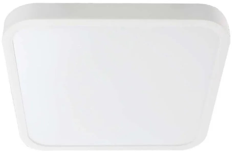 Plafoniera LED bagno 18W 230V IP44 3000K 25x25 cm bianco