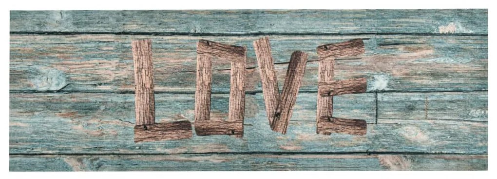 Tappetino Da Cucina Lavabile Love 60x300 Cm /