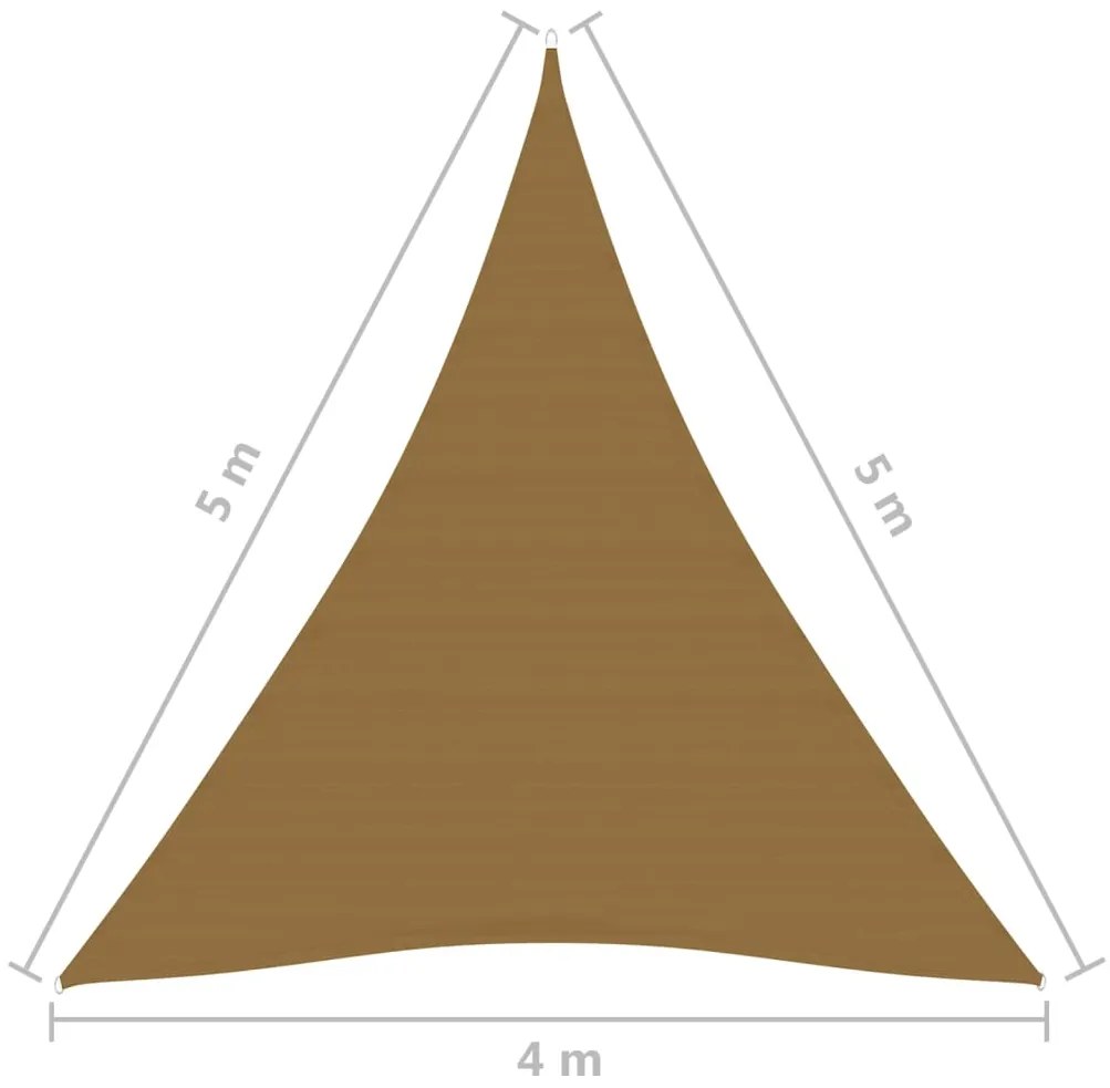 Vela Parasole 160 g/m² Grigio Talpa 4x5x5 m in HDPE