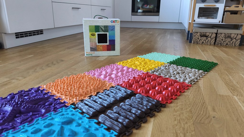 OrtoNature Tappetini ortopedici da massaggio set 12 pezzi - Mix