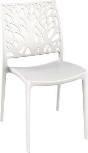 Sedia per interno o esterno impilabile Bianco - ALEA 2 sedie