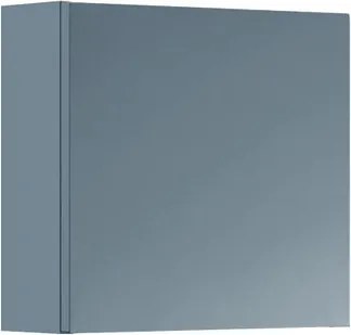 Pensile bagno Pixel Plain laccato opaco indaco, 1 anta apertura da sinistra P 17 x L 40 x H 40 cm