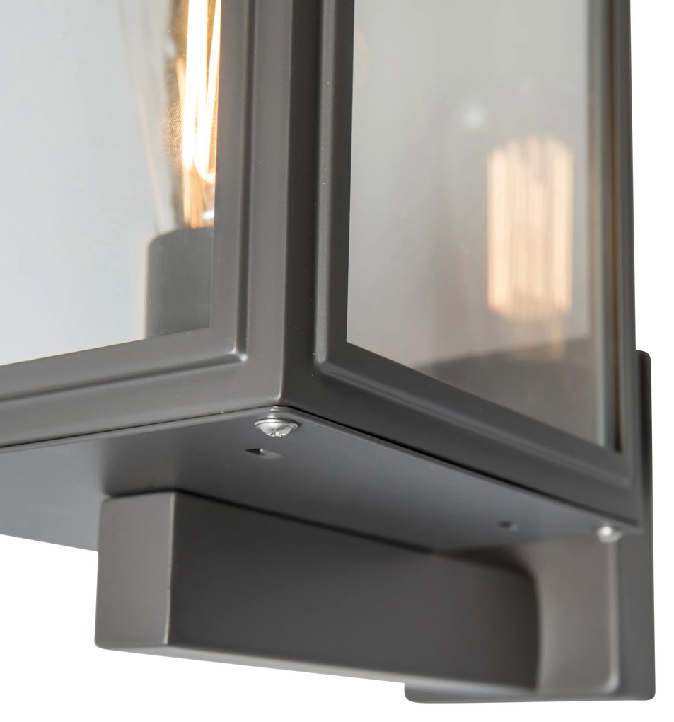 Applique da parete industriale grigia IP44 - SUTTON Up