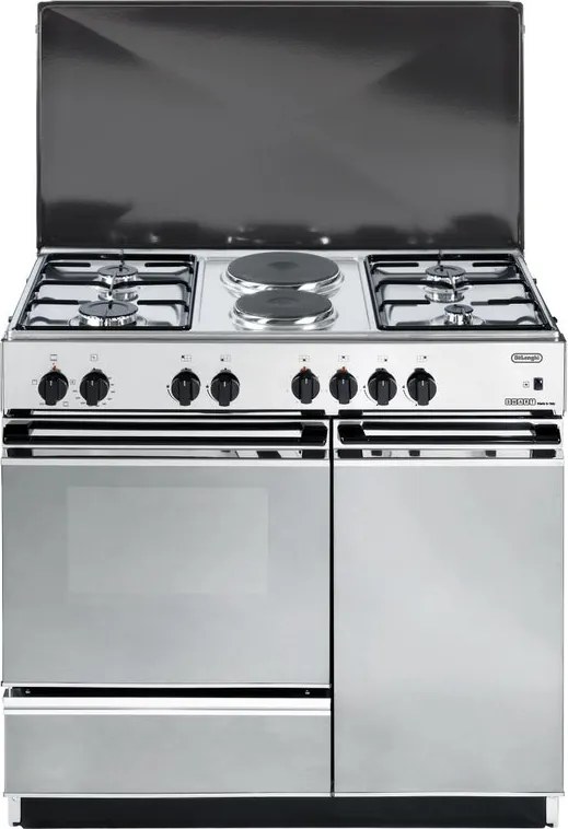 Cucina a gas con forno DE'LONGHI SEX 8542 N EDM inox L 86 x P 50 cm