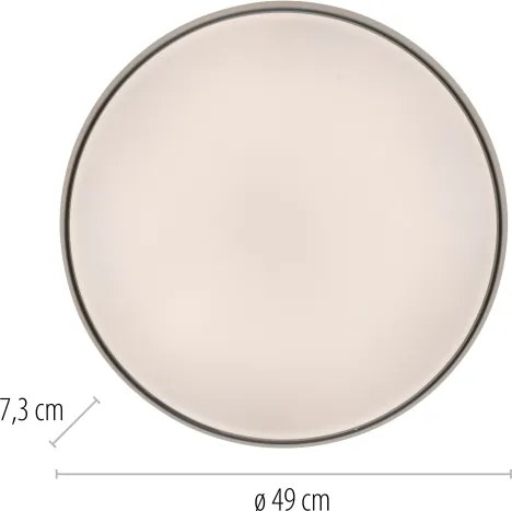 Schöner Wohnen 14595-18 - Plafoniera LED dimmerabile TAVOLI LED/34W/230V, nero + telecomando