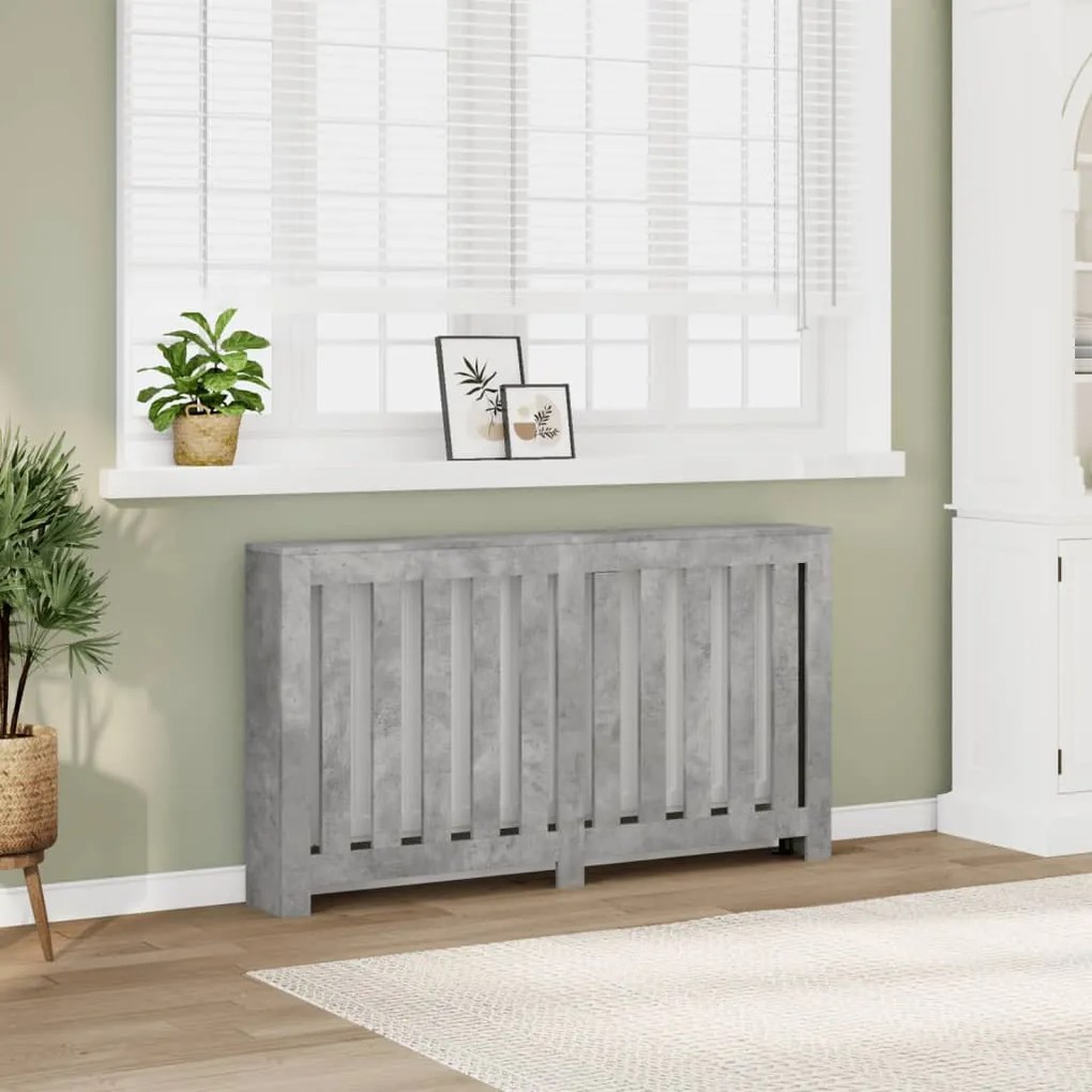 Copertura Termosifone Grigio Cemento 149x20x82cm İn Multistrato /