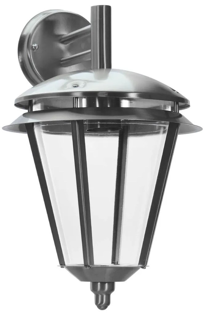 Applique da parete IP54 in Acciaio Inox E27 per Esterni da parete
