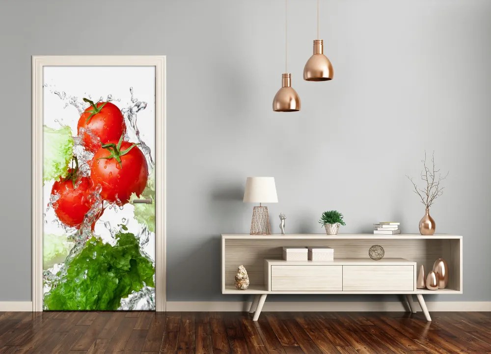 Rivestimento Per Porta Pomodori e lattuga 95x205 cm