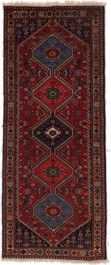 Yalameh Tappeto persiano 80x200 (Iran) Annodato A Mano