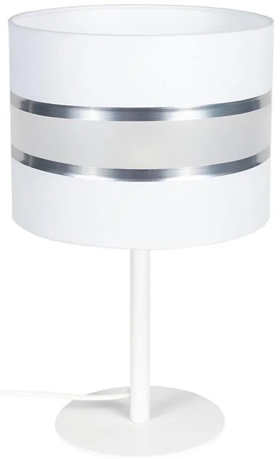 Lampada da tavolo CORAL 1xE27/60W/230V bianco
