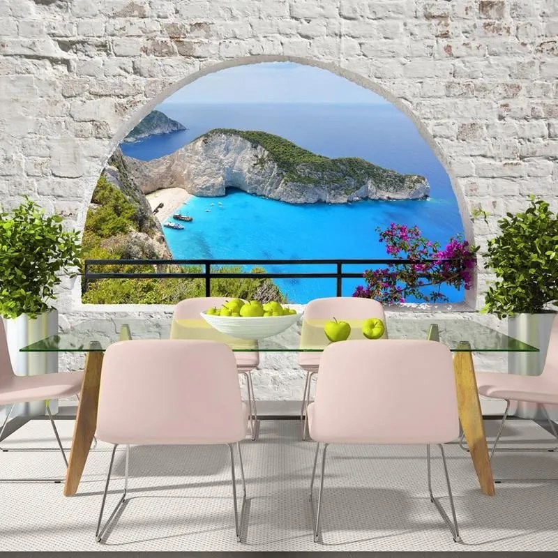 Fotomurale adesivo  Isola Zakynthos  Larghezza x Altezza Home decor 147x105