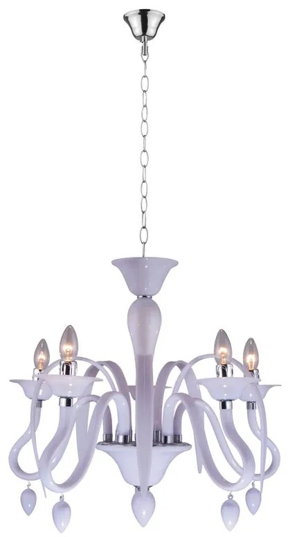 Lampadario Neoclassico Baya 5x E14 Ø55cm