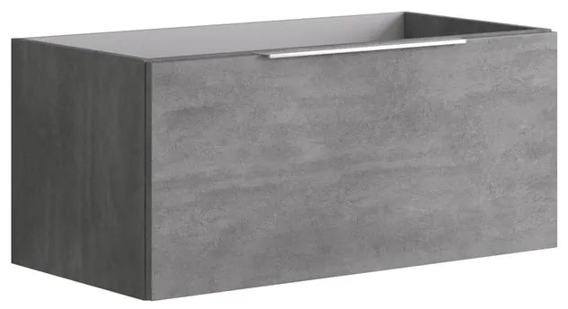 Mobile da bagno sospeso sotto lavabo L 89 x H 40 x P 45.5 cm grigio, 1 cassetto Portland