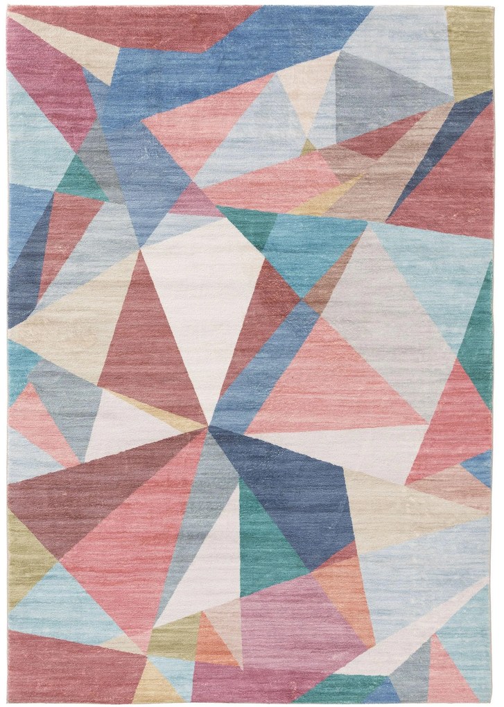 benuta Pop Tappeto Mara Multicolor/Fucsia 80x150 cm - Tappeto design moderno soggiorno
