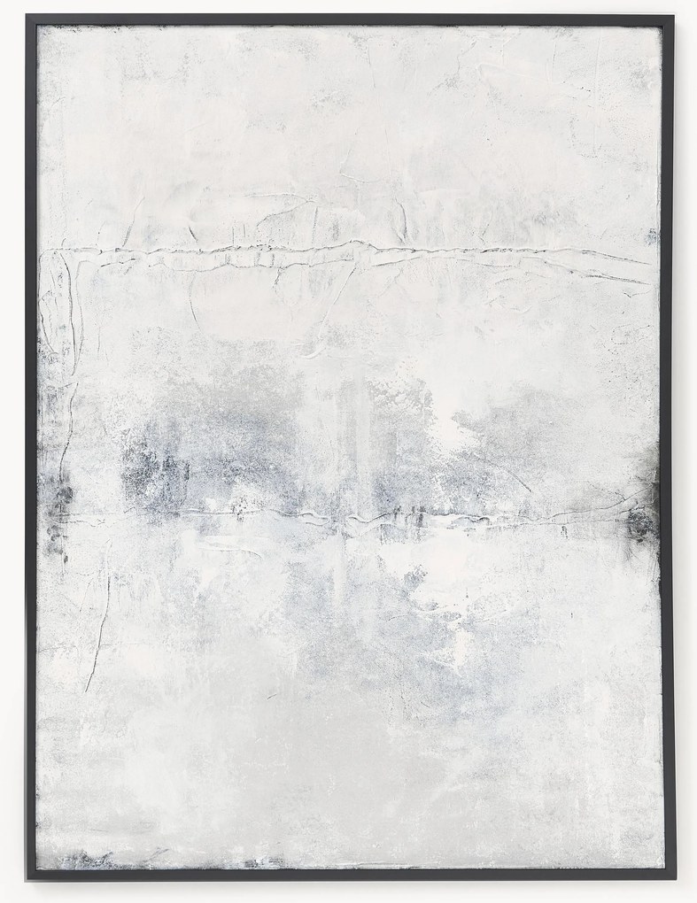 Quadro su tela dipinto a mano con cornice in legno Simple Living