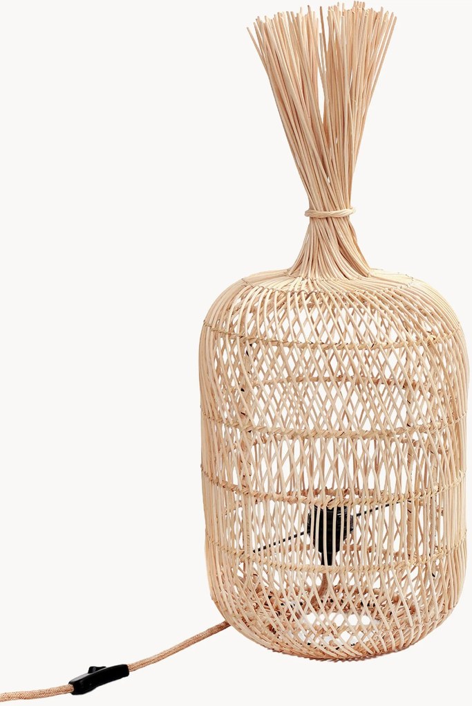 Paralume per lampada da terra in rattan Dumpling, varie misure