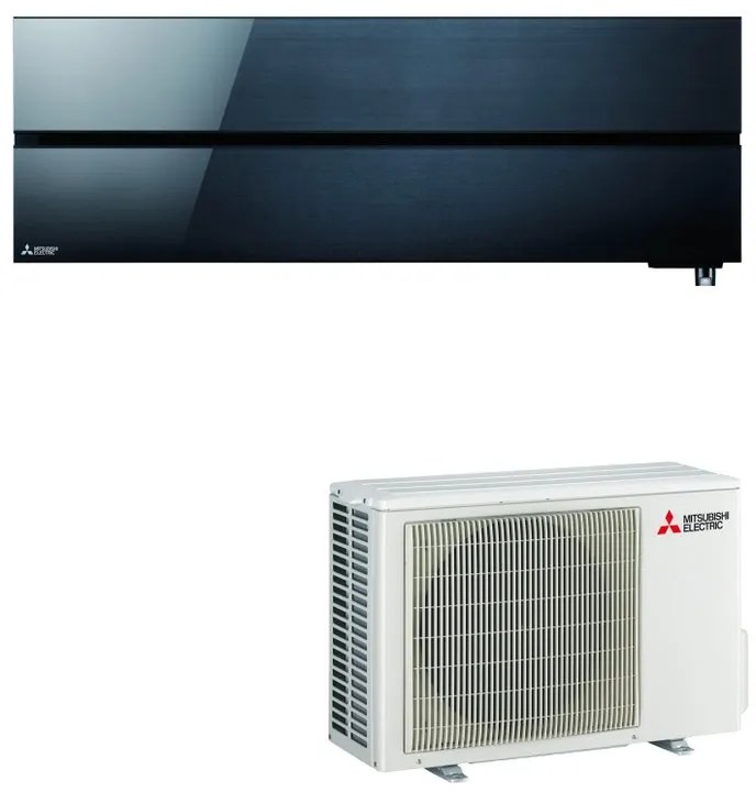 Condizionatore a muro monosplit MITSUBISHI ELECTRIC LN WIFI 9000 BTU classe raffreddamento A+++, classe di riscaldamento A+++, nero