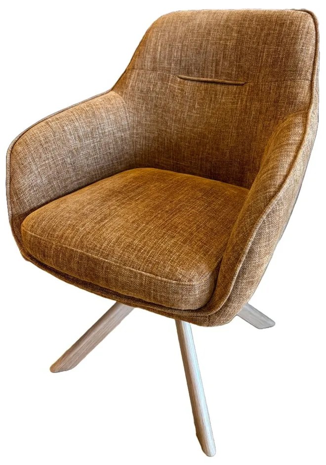 Set di sedie da pranzo arancione in imbottito 2 pz Avola – Unique Furniture