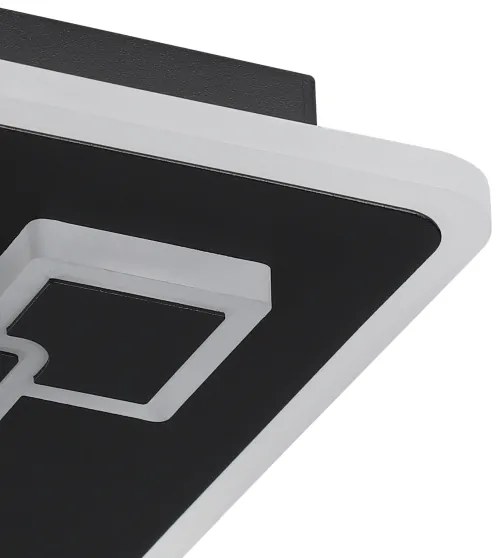 Eglo 30658 - Plafoniera LED CADEGAL LED/7,8W/230V nero