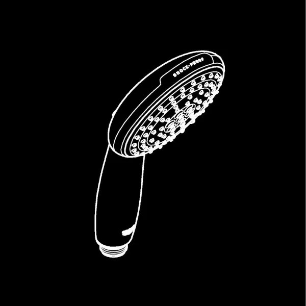 GROHE 279462431 - Doccetta a mano VITALIO START 110, 110 mm, nero