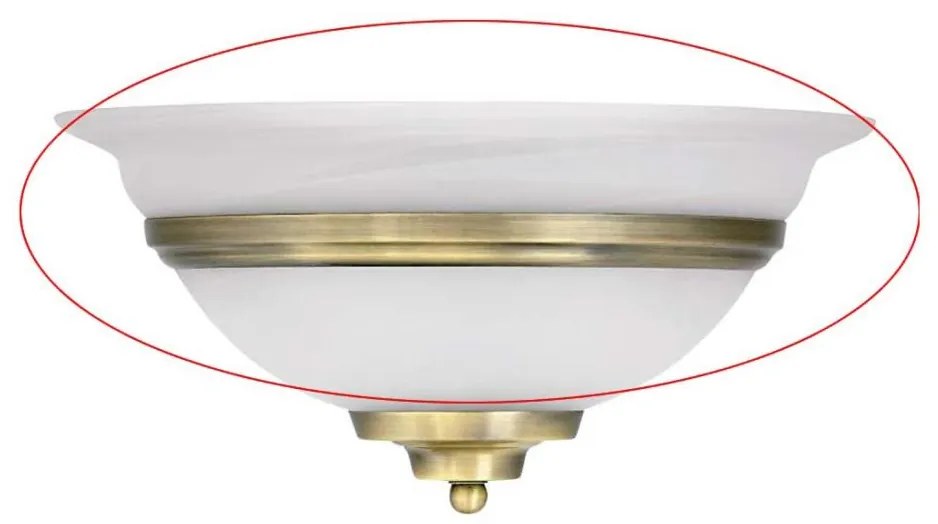 Globo - Vetro di ricambio per applique TOLEDO E27