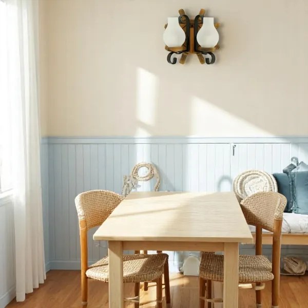 Applique TIMONA 2xE14/40W/230V faggio