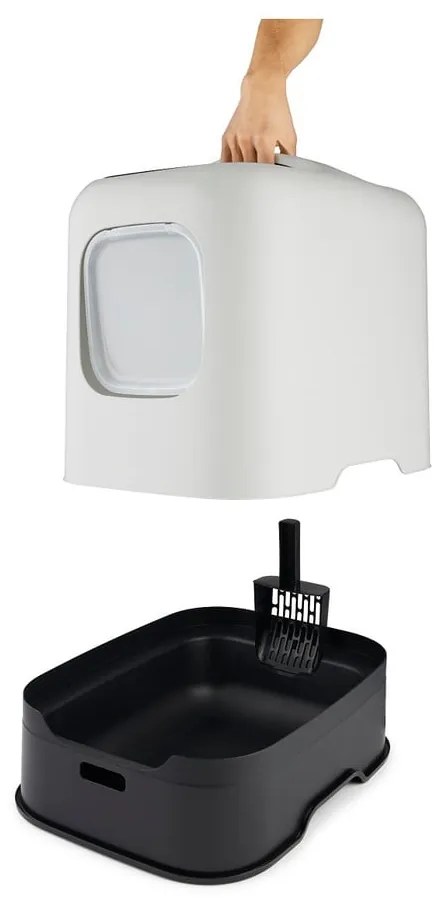 Lettiera bianca per gatti 40x51 cm Biala - Rotho