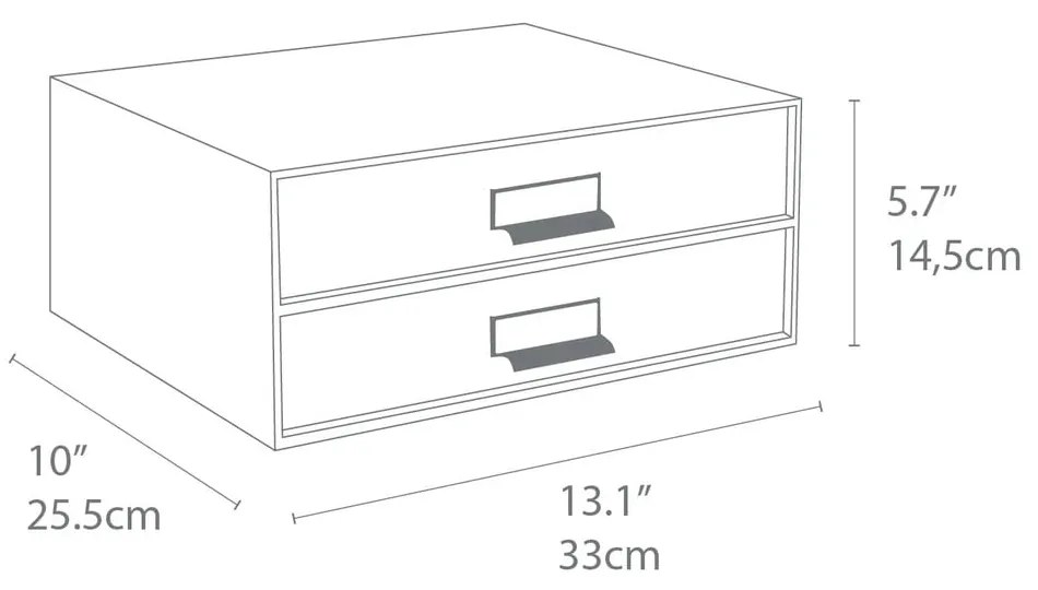 Organizzatore per cassetti in cartone Birger - Bigso Box of Sweden