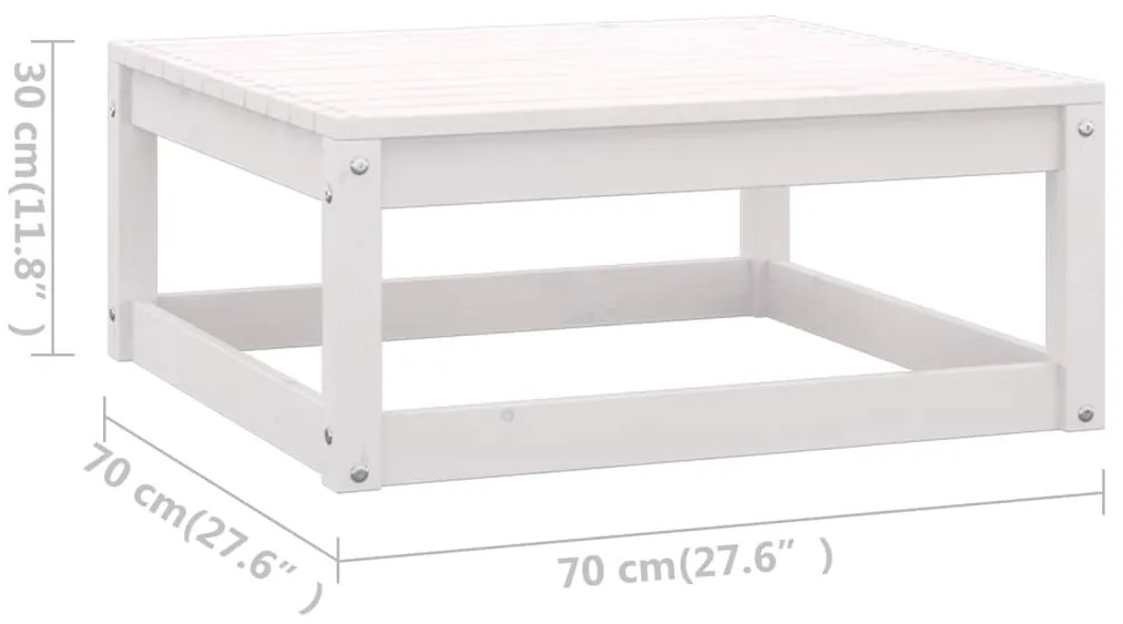 Set Divani da Giardino 3 pz con Cuscini Legno Massello di Pino