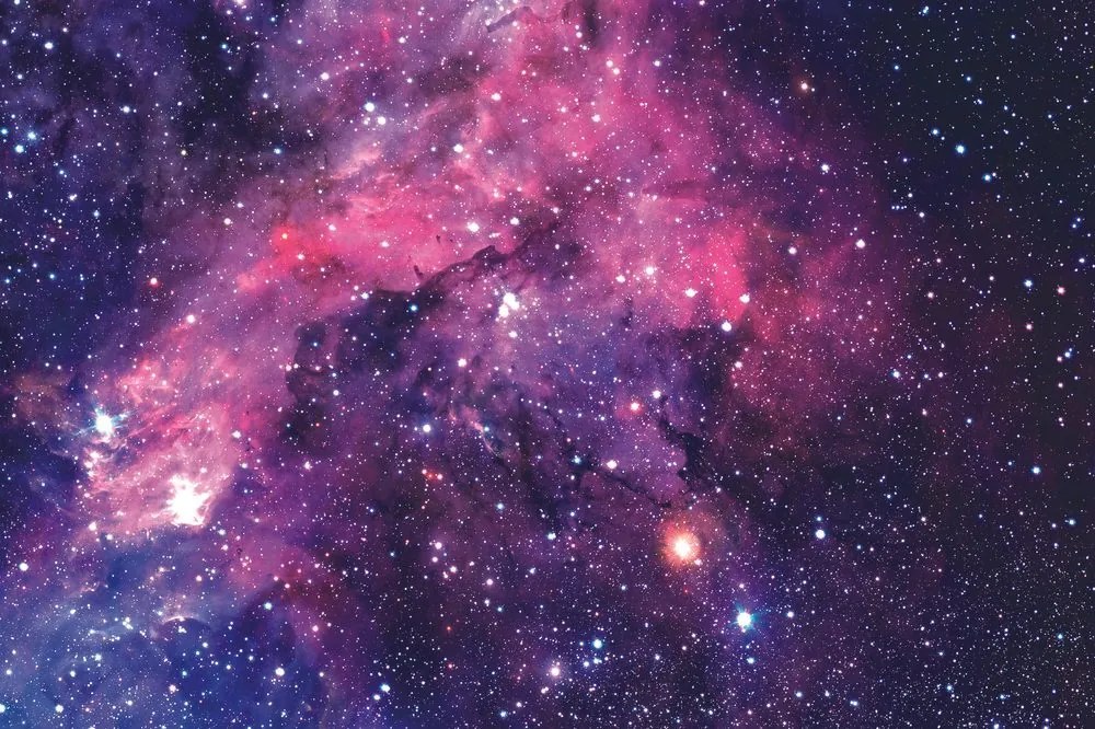 Carta da parati autoadesiva – Cielo viola