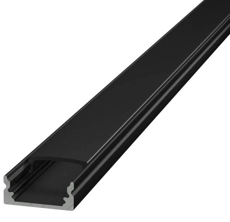 Profilo Slim 1m e 2m NERO (per striscia LED) Variante Lunghezza Profilo 2 metro