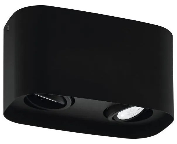 Eglo 31098 - Faretto LED MENDOZA 2xLED/4,7W/230V 3000K nero