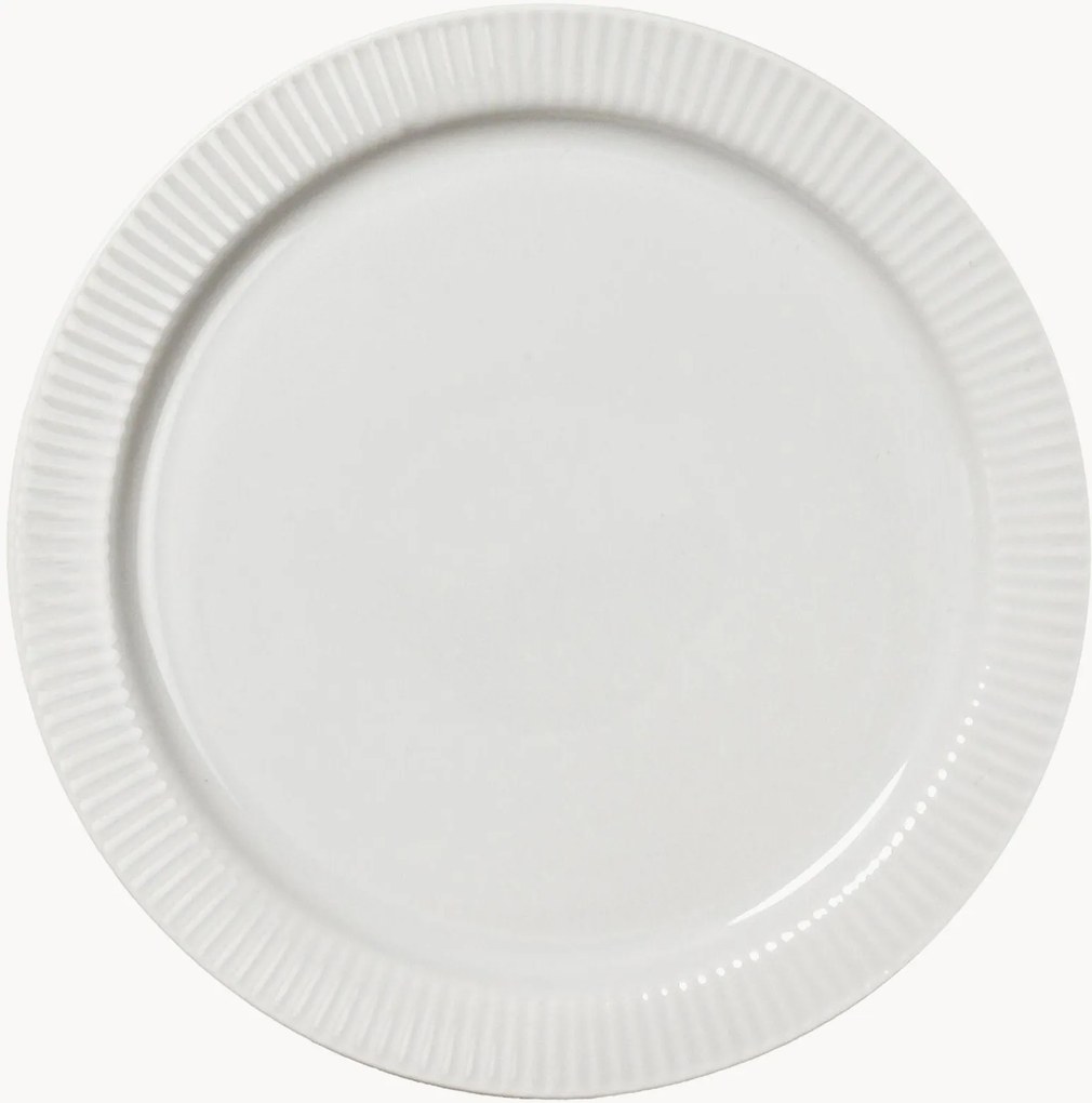 Set di 6 piatti da dessert in New Bone China Inka