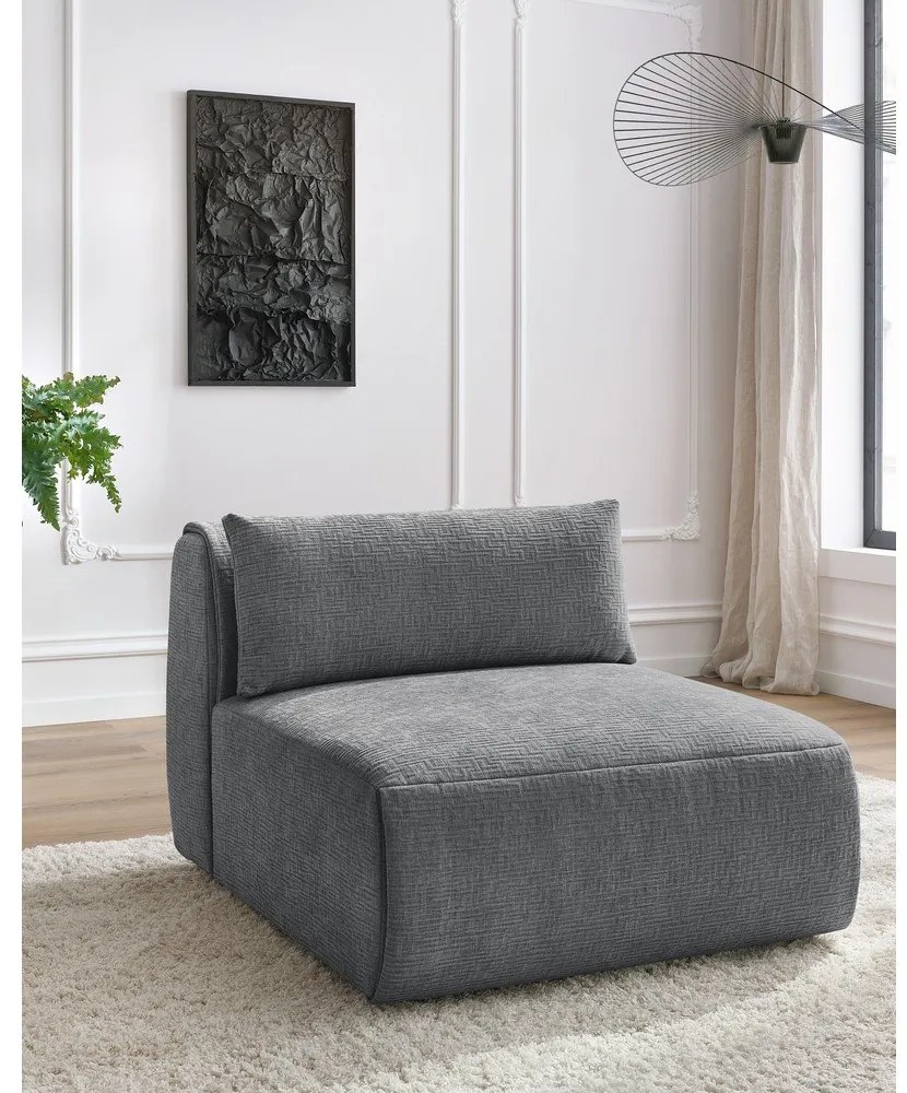 Modulo divano grigio Jeanne - Bobochic Paris