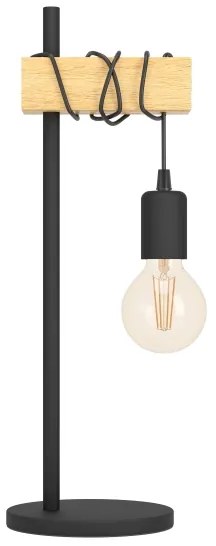 Eglo 43515 - Lampada da tavolo TOWNSHEND 1xE27/10W/230V