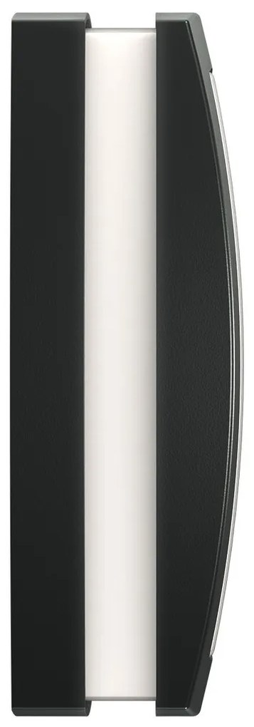 Applique Rettangolare Nera E27 da Parete e Soffitto IP54
