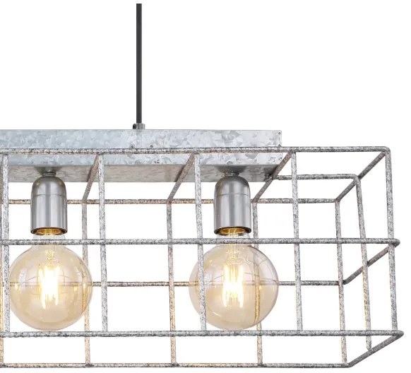 Globo 15530Z-4H - Lampadario a sospensione con filo MERRIL 4xE27/60W/230V