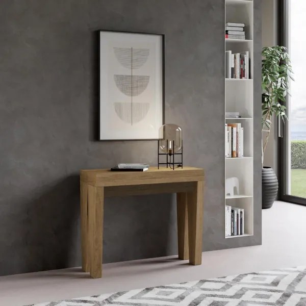 Consolle allungabile 90x40/196 cm SPIMBO SMALL Quercia Natura