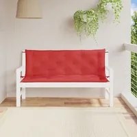 Cuscini per Panca 2 pz Rossi 150x50x7 cm in Tessuto Oxfordcod mxl 116081