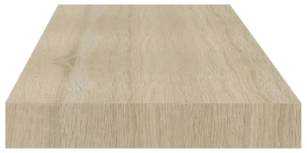 Scaffale a parete rovere 60x23,5x3,8 cm in mdf