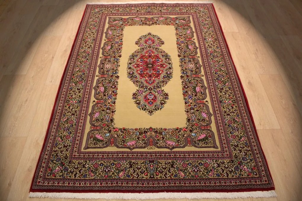 Ghom Tappeto persiano 220 x 150 (Iran) Annodato A Mano