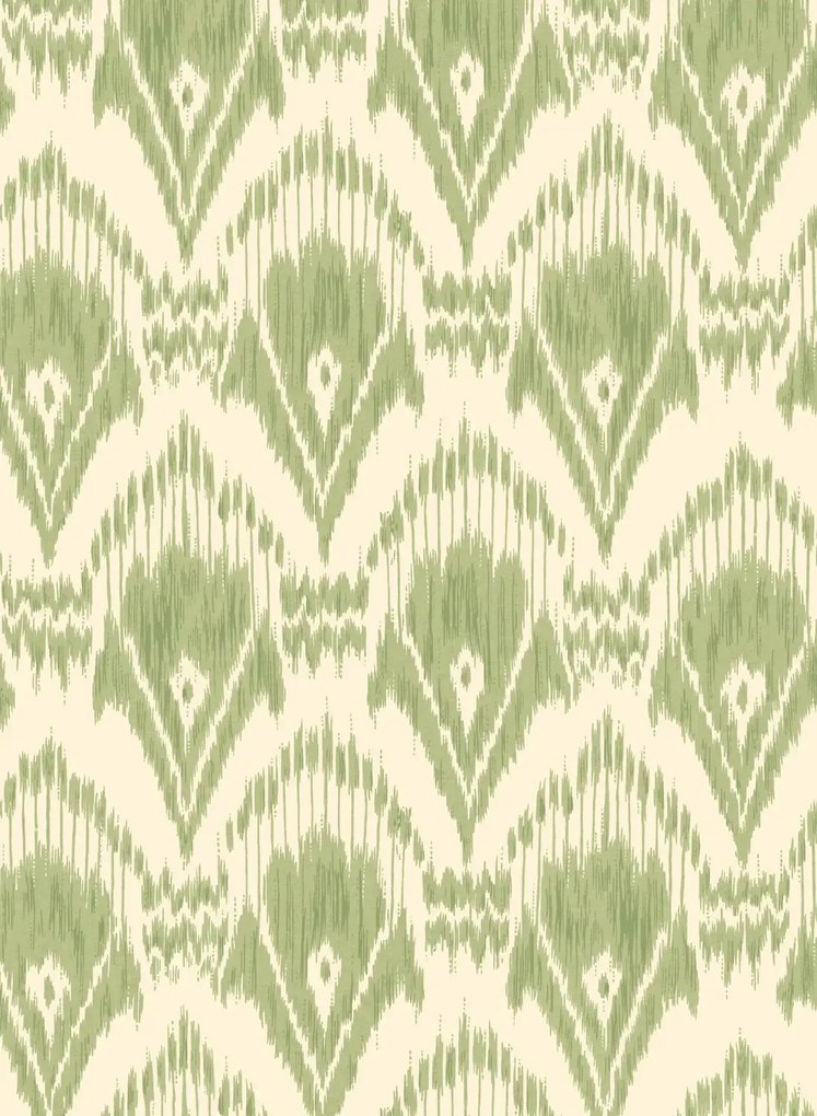 GP & J Baker Carta da parati Zaraband - Green