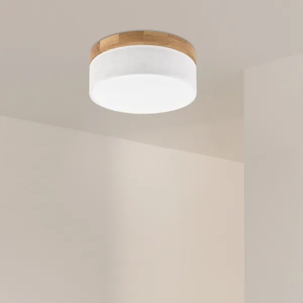 Brilagi - Plafoniera a LED BELLADONNA LED/20W/230V Ø 30 cm bianco/rovere