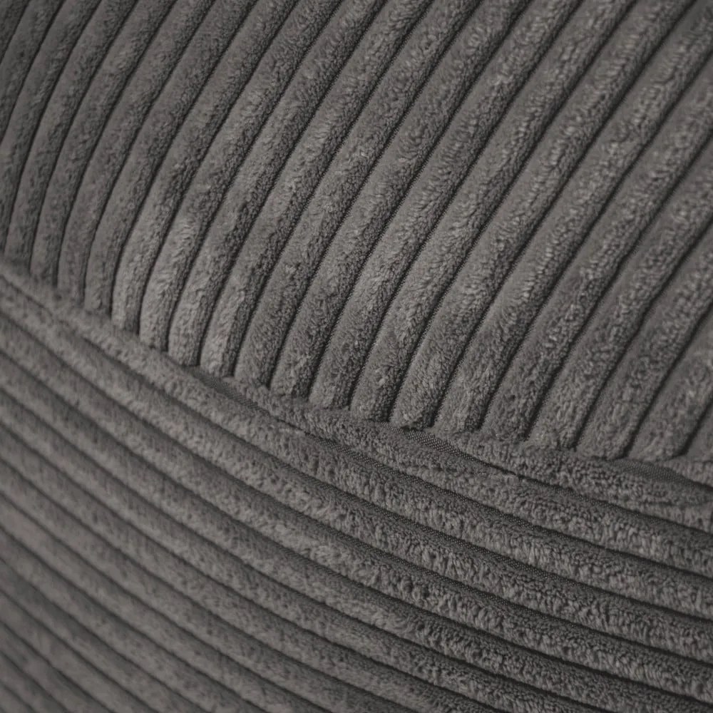 Puof a sacco nero con rivestimento in velluto a coste Om 110 – SLOWDOWN