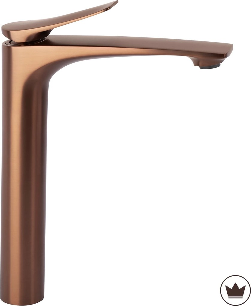 Rubinetto da lavabo PREMIUM Rea Vision Brush Copper High