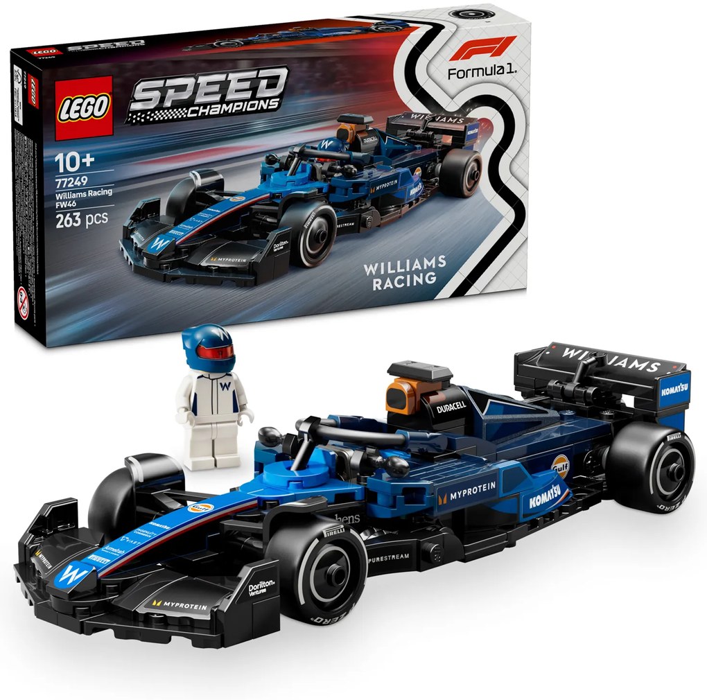 Auto da corsa F1 Williams Racing FW46 Lego Speed Champions
