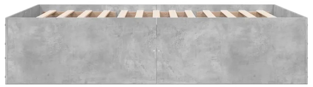 Giroletto grigio cemento 140x190 cm in legno multistrato