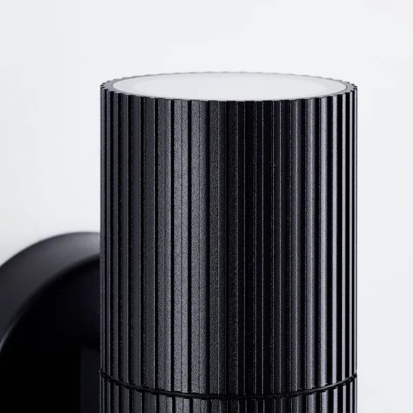 Brilliant - Applique da esterno KEOLA 2xGU10/10W/230V IP44 nero