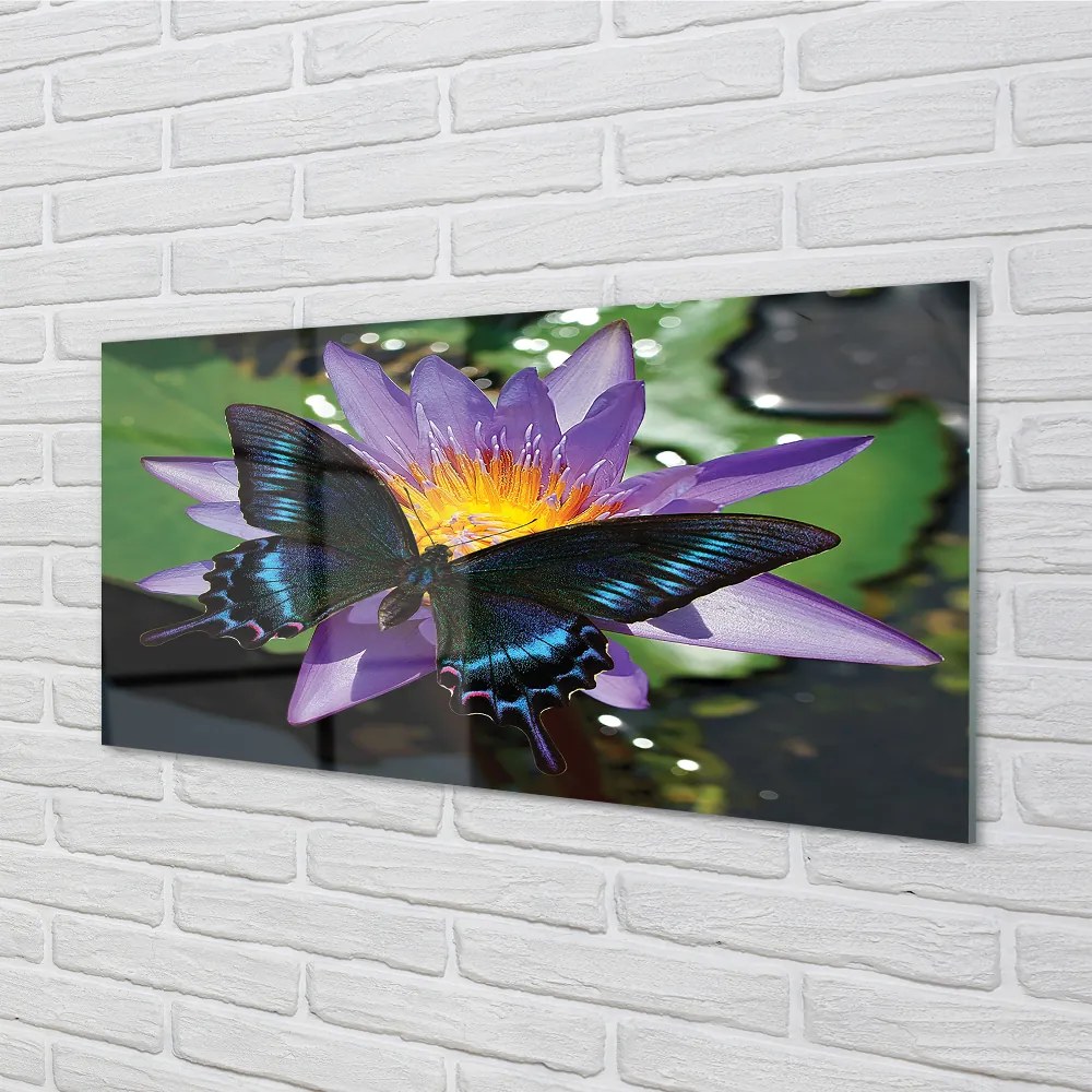 Rivestimento parete cucina Fiore di farfalla 100x50 cm