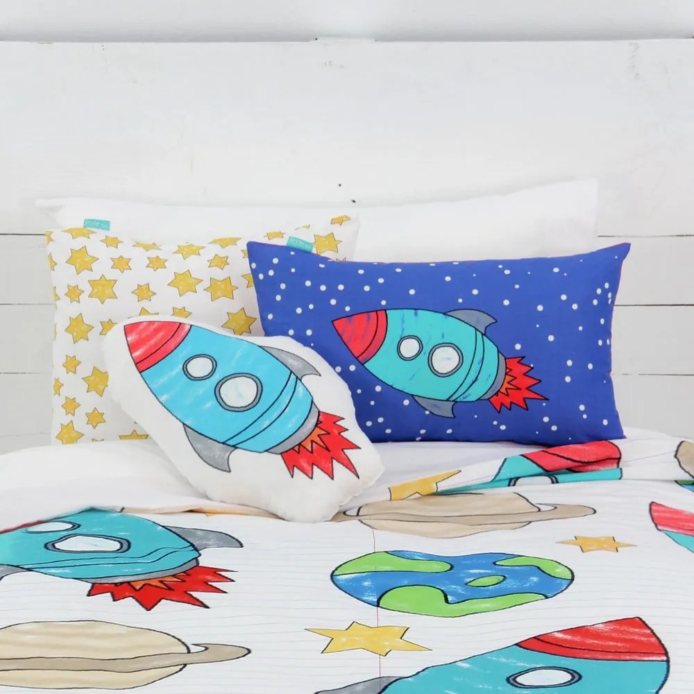 Cuscino per bambini Space Rocket - Mr. Fox